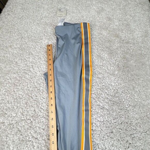 Fabletics Twisted Stripe Motion365 + Pull On Pant Gray/Yellow NEW - Picture 9 of 13